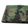 Camouflage 4x5m Abdeckplane Wasserdicht + 1x Bildmagnet! Gewebeplane mit Ösen Gartenplane Tarnplane Plane für Outdoor & Garte