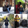 KROSER Rucksack Damen für Schule Laptop Rucksack 15,6 Zoll Schulrucksack Daypack wasserdichte für Universität/Reisen/Business