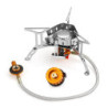 Awroutdoor Gas Campingkocher 3500W Faltbar, Gaskocher mit Piezozündung Winddicht, Gas Camping Kocher Klein Tragbar, Gasbrenne