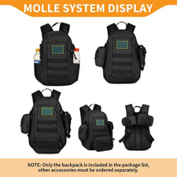 Selighting 12L/20L Mini Taktisch Wanderrucksack Molle Schultasche Rucksack Wasserabweisend Daypack Militärisch Schulrucksack 