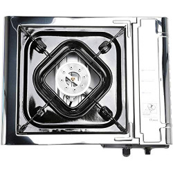 IMEX Camping GASKOCHER Set IM TRAGEKOFFER MIT 4 GASKARTUSCHEN JY-500A