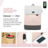 LOVEVOOK Rucksack Damen Elegant Daypack Wasserdichter Tagesrucksack mit Laptopfach 15,6 Zoll & Anti Diebstahl Tasche für Ausf