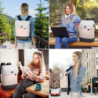 LOVEVOOK Rucksack Damen Elegant Daypack Wasserdichter Tagesrucksack mit Laptopfach 15,6 Zoll & Anti Diebstahl Tasche für Ausf