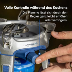 Campingaz Bivouac Gaskocher, Stabiler Campingkocher für Camping, Backpacking oder Festivals, Kompaktes Packmaß, Starke Leistu
