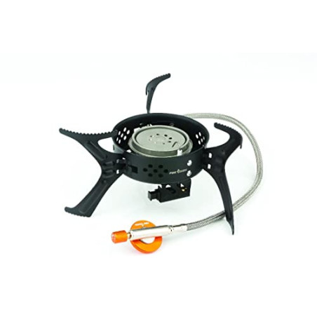 Fox Cookware Heat Transfer 3200 Stove - Gaskocher zum Karpfenangeln & Wallerangeln, Kochplatte zum Kochen am Wasser, Campingk