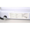 Gazcamp Gaskocher Campingkocher 2,4 kW 50 mBar 2 flammig Weiß mit Deckel 1/4" Linksgewinde-Anschluss mit Schlauch 80 cm und R