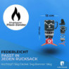 Alpin Loacker Storm Kit Pro Gaskocher Set mit Piezozündung, Outdoor und Indoor, Campingkocher mit 1000ml Topf, Premium Campin