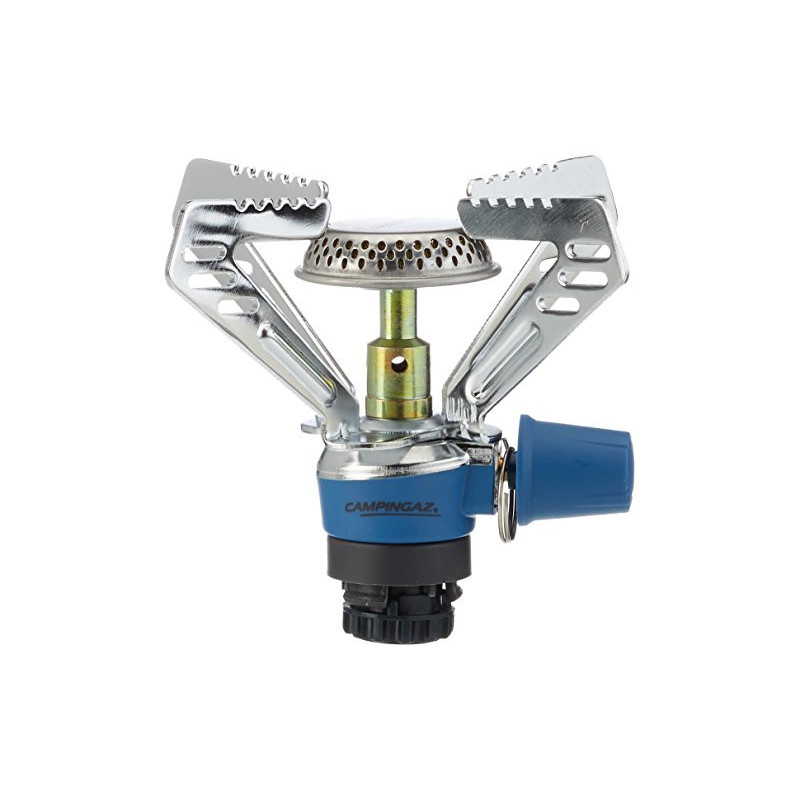 Campingaz Bleuet Micro Plus Campingkocher, Gaskocher 1-Flammig, Für Camping, Festivals, Wanderungen, Silber/Blau Campingaz Bleuet Micro Plus Campingkocher, Gaskocher 1-Flammig, Für Camping, Festivals, Wanderungen, Silber/Blau