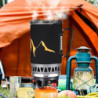 Odoland CampingKocher 1.4L Camping-Kochsystem, tragbarer Camp-Topf mit Gas-Kocher für Wandern, Trekking, Fischen, Jagen und N