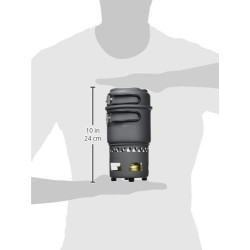 Esbit Spirituskochset - inkl. großem und kleinem Aluminium Topf - 985 ml & 470 ml - inkl. Spiritusbrenner - Camping Kocher
