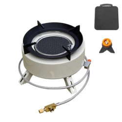 NEWFUN campingkocher, 4000Watt gaskocher camping, gaskocher outdoor, Tragbarer Campingkocher, energiesparender Infrarot-Campi