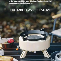 NEWFUN campingkocher, 4000Watt gaskocher camping, gaskocher outdoor, Tragbarer Campingkocher, energiesparender Infrarot-Campi