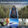 Steinwood Wanderrucksack Herren & Damen 35L - Outdoor-Rucksack, Reiserucksack, Tagesrucksack wasserabweisend mit Regenschutz 