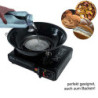 ACTIVA Meisen Gaskocher I Campingkocher inkl. Grilltopf & Tragekoffer I Premium Gasgrill klein - Leistungsstark & vielseitig 