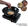 ACTIVA Meisen Gaskocher I Campingkocher inkl. Grilltopf & Tragekoffer I Premium Gasgrill klein - Leistungsstark & vielseitig 