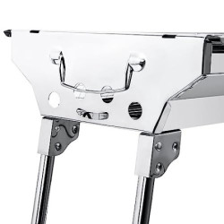 AGM Holzkohlegrill Camping Grill Holzkohle,Klappgrill Tragbarer Grill,Für Camping Garten Picknick Party, 73x 33x 71 cm, für 5