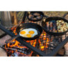 Amazon Basics Robuster, klappbarer Camping Grill, Mittelgroß, Schwarz
