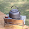 Grill Klappgrill Campinggrill, Barbecue Tragbarer BBQ Kohle Smoker Grill für Kochen Camping Wandern Picknick, Picknickgrill H