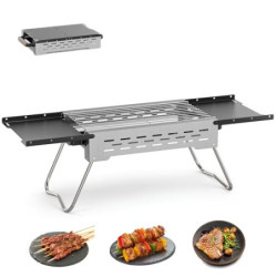 Camping Grill Holzkohle Klappbar Klappgrill Holzkohlegrill Outdoor-Grill - BBQ-Grill für Camping, Grillpartys, Picknicks, Auß
