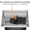 Steinborg Klappgrill | Laptopgrill | Campinggrill | Blitzschneller Aufbau | Hitzebeständiger Rahmen | Große Lüftungsschlitze 