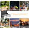BIBEMOROL Camping Grill Holzkohle Klappbar Klappgrill Holzkohlegrill Outdoor-Grill - Kompakter & Leichter BBQ-Grill für Campi