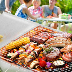 Dripex BBQ Campinggrill Edelstahl Faltbare Klappgrill Klein Holzkohlegrill Outdoor Picknickgrill für Camping Grillparty Reise