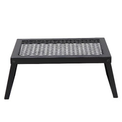 VEVOR Klappbarer Grillrost 45,8 x 30,5 x 20,5 cm, Holzkohlegrill Klappgrill Tragbarer Reisegrill 6 kg Belastbar, Outdoor Falt