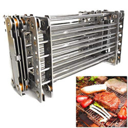 Bitty Big Q Campinggrill aus 316 Edelstahl, ultrakompakt, tragbar, leicht