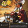 KESSER® Raketenofen inkl. Grillpfanne aus Gusseisen, Grillplatte, Grillzange & Tragetasche | Dutch Oven BBQ Rakete Holzofen C