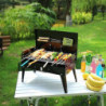 Pullmer Picknick grill, Mini grill, klein grill, Camping grill, Einweggrill, Tragbarer Holzkohlegrill, BBQ Klappgrill für Out