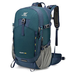 SKYSPER Wanderrucksack 30L Trekkingrucksack Wasserfest mit Rückenbelüftung und Netzrücken Tagesausflüge mit Hüftgurt für Outd