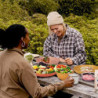 Unzerbrechliches Geschirr Set 6 Personen, 66 Teiliges Camping Geschirr Set Plastikgeschirr Picknick Geschirr Sets Leicht Bunt