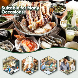 TAN REN Campingbesteck Set 4 Personen, 24 Teiliges Camping Geschirr Set Edelstahl, Picknick Camping Besteck Set, Outdoor Reis