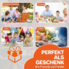FUNYKICH 12pcs Camping Geschirr Set für 4 Personen, Leicht & Unzerbrechlich & Wiederverwendbar BPA-Frei Geschirrsets mit Tell