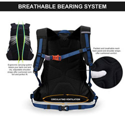 MOUNTAINTOP 35L Wanderrucksack Herren Damen Reiserucksack Trekkingrucksack Leicht Outdoor Camping Rucksäcke Tagesrucksack mit