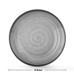 La Joventino 24 Stück Campinggeschirr Melamin Set für 8 Personen - Geschirrset Teller Set incl. Becher & Schüsseln - Camping,