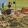 Camping Geschirr set 2 personen13-teilig, tragbar und langlebig, Edelstahl Outdoor-Geschirr für Camping, Picknick