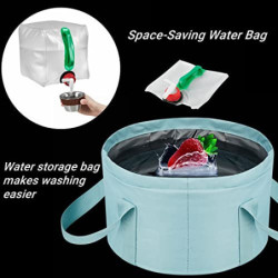 Bulin 37 Teiliges Camping Kochgeschirr Set für 4 Personen，Camping Kochset mit Tragbar Aluminium Topf Teekessel Tassen Faltbar