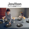 La Joventino 18 Stück Campinggeschirr Set, Teller Set Für 6 Personen, Geschirr in Schwarz, Familienfreundliches CampingEssges