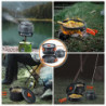 Lixada Camping Geschirr Set 16-teiliges Kochgeschirr Set mit Wasserkocher Campingtopf und Pfanne Teller Gabeln Messer Löffel 