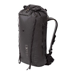 Exped Serac 35 Schwarz - Minimalistischer alpiner Ganzjahres Tourenrucksack, 35l, Größe 35l - L - Farbe Black