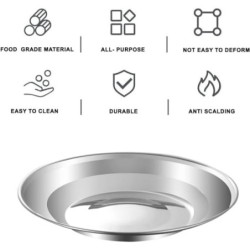 Outdoor Camping Besteck Set Edelstahl Geschirr für 1-2 Person Camping Geschirr Mess Kit Komplettes Geschirr Set 12 in 1 Flatw