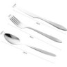 Outdoor Camping Besteck Set Edelstahl Geschirr für 1-2 Person Camping Geschirr Mess Kit Komplettes Geschirr Set 12 in 1 Flatw