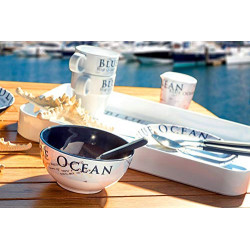 BRUNNER All Inclusive Teller aus Melamin Blue Ocean - 36-tellig