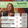 Klassisches Bundeswehr Edelstahl Besteck 4-Teilig Campingbesteck als Essbesteck Set zum Camping Besteckset Outdoor Besteck