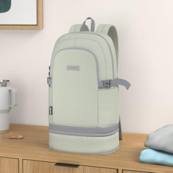 G4Free 35L Sportrucksack & Großer Reiserucksack mit Schuhfach und Nasstasche für Damen Herren Laptop-Rucksack für Fitness Pen