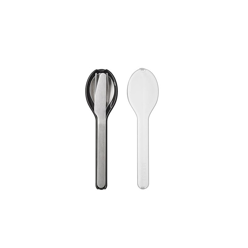 Mepal - Besteck 3-teiliges Set Ellipse - Besteck-Set für unterwegs - Besteht aus einem Messer, Gabel & Löffel - Besteck-Set m Mepal - Besteck 3-teiliges Set Ellipse - Besteck-Set für unterwegs - Besteht aus einem Messer, Gabel & Löffel - Besteck-Set m