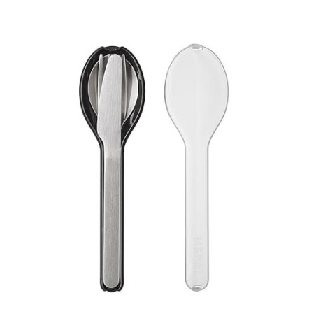 Mepal - Besteck 3-teiliges Set Ellipse - Besteck-Set für unterwegs - Besteht aus einem Messer, Gabel & Löffel - Besteck-Set m