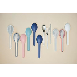 Mepal - Besteck 3-teiliges Set Ellipse - Besteck-Set für unterwegs - Besteht aus einem Messer, Gabel & Löffel - Besteck-Set m