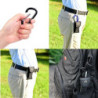 OUTDOOR FREAKZ Outdoor Campingbesteck Klapp-Besteck aus Edelstahl mit Gürteltasche, das Original!  schwarz + 
